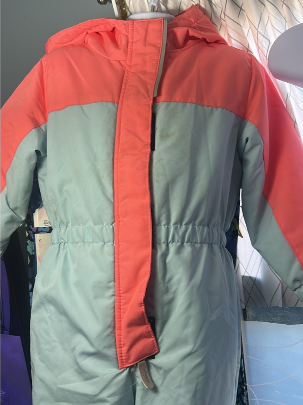 Swiss Tech Yellow Fleece Jacket with Pink Loop